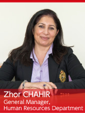 Zhor CHAHIR General Manager, Human Resources Department