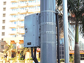 Signal controller and traffic lights to be installed to Phnom Penh (sample photos in Myanmar)