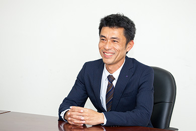 Hidenao Shima, Group leader, Sales Dept., Water Processing Div., Sumitomo Electric