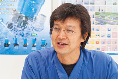 Mr. Hideyuki Aikyo, Section Manager, Quality Assurance Dept., Kyoto Plant, Tsurumi Manufacturing Co., Ltd.