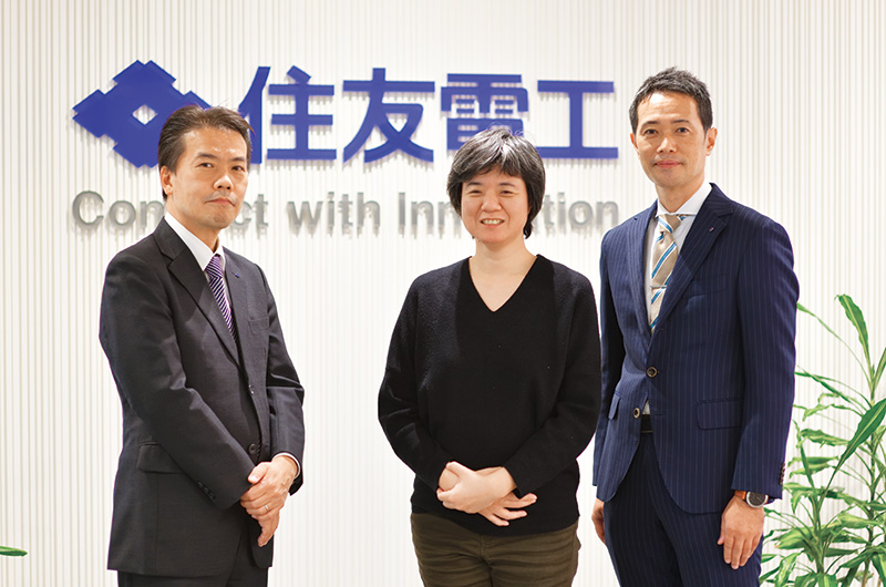 Core members of sales staff in Tokyo