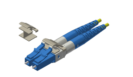Duplex LC clip